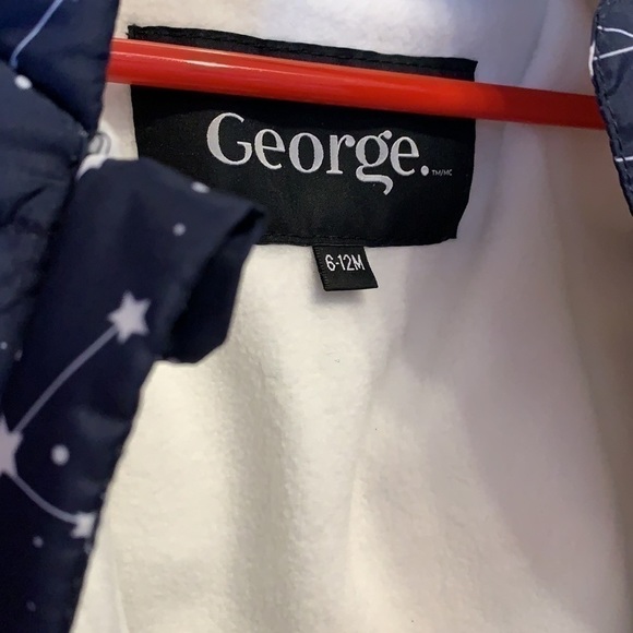 Baby constellation/star print snowsuit NWT 6-12 months… - Picture 4 of 5